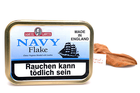Samuel Gawith Navy Flake Pfeifentabak 50g Dose  Samuel Gawith Navy Flake Pfeifentabak 50g Dose